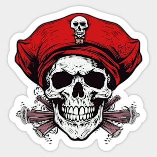 Pirate skull Sticker